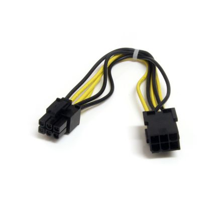 StarTech.com 6 Way Female PCIe to 6 Way Female PCIe Wire to Board Cable, 203mm [PCIEPOWEXT]; 280-4650