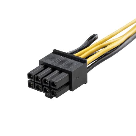 StarTech.com 6 Way Female PCIe to 8 Way Male PCIe Wire to Board Cable, 154.9mm [PCIEX68ADAP]; 280-4651