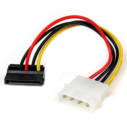 StarTech.com Male LP4 to Female SATA Power  Cable, 6in [SATAPOWADPL]; 280-4702