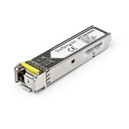 StarTech.com Dell EMC Compatible LC Single Mode SFP Transceiver Module, Full Duplex, 1000Mbit/s [SFP1GBX80DES]; 280-4760