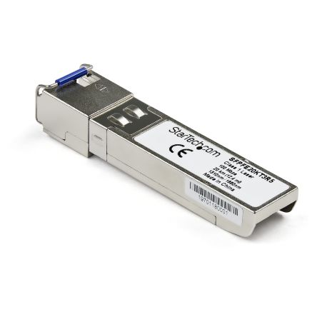 StarTech.com Juniper Compatible LC Single Mode SFP Transceiver Module, Full Duplex, 100Mbit/s [SFPFE20KT3R5]; 280-4767