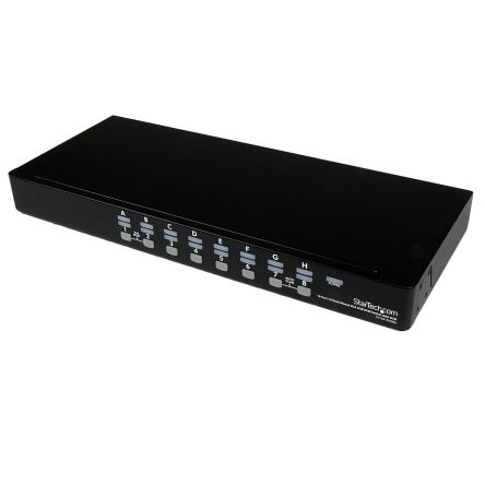StarTech.com 16 Port USB VGA KVM Switch, 1920 x 1440 Maximum Resolution [SV1631DUSBU]; 280-4780