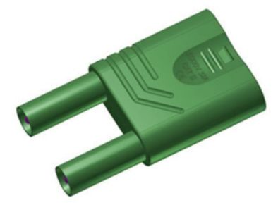 Hirschmann Test & Measurement Green Male Banana Connector, 4 mm Connector, Unsprung Socket 4 mm Termination, 32A, 1kV, [932200104]; 280-8823