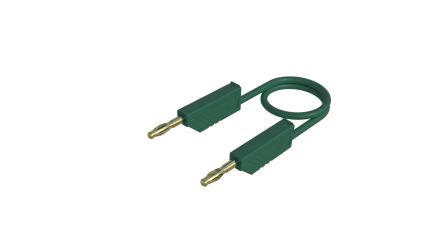 Hirschmann Test & Measurement Test Probes, 32A, 60V dc, Green, 25cm Lead Length [934059704]; 280-8848