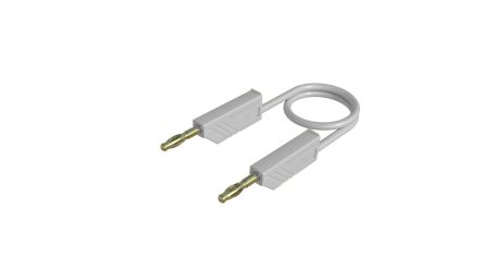 Hirschmann Test & Measurement Test Probes, 32A, 60V dc, White, 25cm Lead Length [934059707]; 280-8851