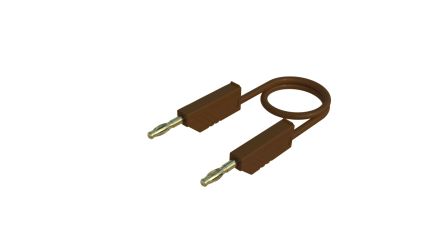Hirschmann Test & Measurement Test Probes, 32A, 60V dc, Brown, 1m Lead Length [934063705]; 280-8871