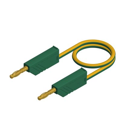 Hirschmann Test & Measurement Test Probes, 32A, 60V dc, Green, 1m Lead Length [934063788]; 280-8880