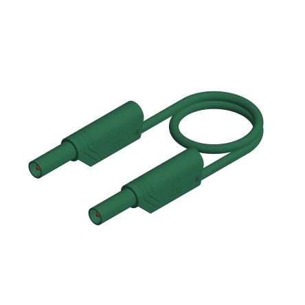 Hirschmann Test & Measurement Test Probes, 16A, 1kV, Green, 2m Lead Length [934069104]; 280-8897