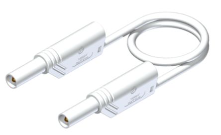 Hirschmann Test & Measurement Test Probes, 32A, 1kV, White, 25cm Lead Length [934086107]; 280-8932