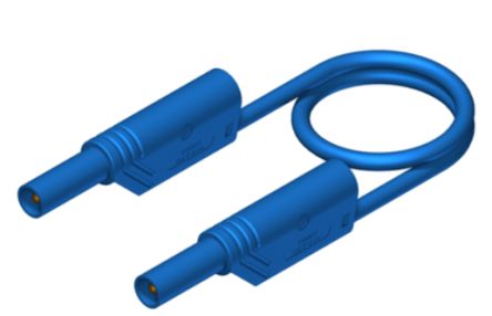 Hirschmann Test & Measurement Test Probes, 16A, 1kV, Blue, 2m Lead Length [934169102]; 280-8986