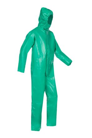 Sioen Green Coverall, XXL [59672XL]; 282-1306