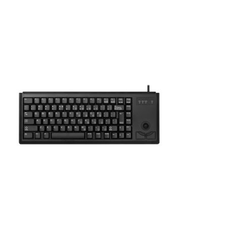 Cherry G84-4400 Wired USB Trackball Keyboard, QWERTY (US), Black [G84-4400LUBEU-2]; 282-3149