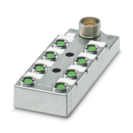 Phoenix Contact SACB Series Sensor Box, M12, 5 way, 8 port [1155996]; 282-4663