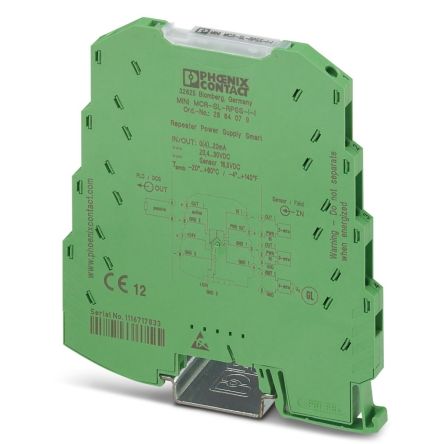 Phoenix Contact 1 Channel Power Supply Repeater, Power Supply Repeater, Current Input, Current Output [2864079]; 282-4679
