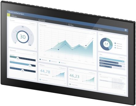 Siemens SIMATIC HMI Series MTP1200 Unified Comfort HMI Panel - 21.5 in, TFT Display, 1920 x 1080 [6AV2128-3XB36-0AX1]; 282-4692