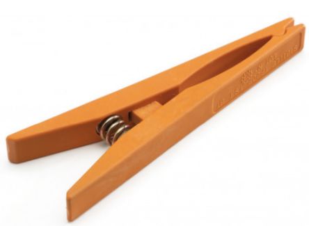SAM Crocodile Clip, Orange [Z-430-AJ2]; 283-0495