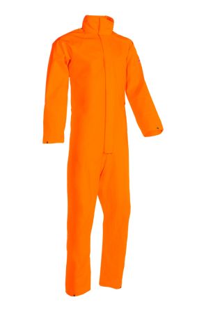 Coverall Flexothane Fold Away Hood Zip U [4964OR-XL]; 283-1077