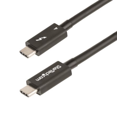 StarTech.com USB 3.2 Thunderbolt 4 to Thunderbolt 4, 1m [TBLT4MM1M]; 283-8322