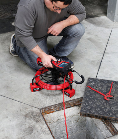 Virax 294121 40 → 100mm probe Inspection Camera, 16m Probe Length, 720 x 480pixels Resolution, LED Illumination [294121]; 284-0143