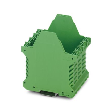Phoenix Contact Lower Housing Part with Metal Foot Catch Enclosure Type ME Series , 70.4 x 99 x 107.3mm, Polyamide [2915753]; 284-1401