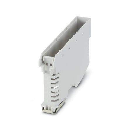 Phoenix Contact Lower Housing Part with Metal Foot Catch Enclosure Type ME Series , 18.9 x 120.6 x 64.3mm, Polyamide [2202506]; 284-6083