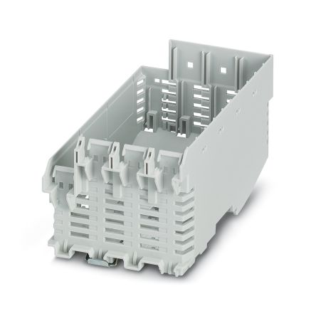 Phoenix Contact Lower Housing Part with Metal Foot Catch Enclosure Type ME Series , 75.87 x 120.6 x 64.3mm, Polyamide [2202620]; 284-6114