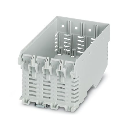 Phoenix Contact Lower Housing Part with Metal Foot Catch Enclosure Type ME Series , 75.87 x 120.6 x 64.3mm, Polyamide [2202664]; 284-6126