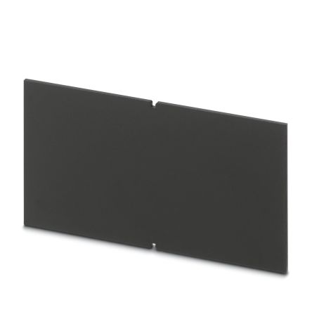 Phoenix Contact UCS Series Polycarbonate Side Panel for Use with Housing Half Shells 125 x 87 mm and 145 x 125 mm in [2203365]; 284-6204