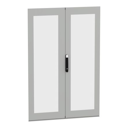 Schneider Electric PanelSeT SFN Kit Series Lockable Glass, Steel RAL 7035 Double Door, 1766mm H, 1.169m W for Use with [NSYSFND18122DT]; 285-5660