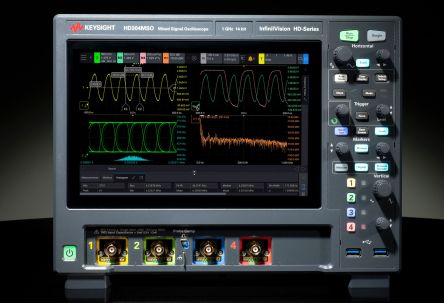 Keysight Technologies HD304MSO-500 HD3 Series, 500MHz Bench Oscilloscope, 4 Analogue Channels, 16 Digital Channels [HD304MSO/500]; 286-6415