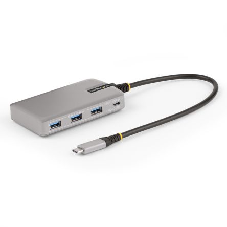 StarTech.com 4 Port USB 3.2 USB C  Hub, 5.6 x 6.7 x 1.2in [HB31C3A1CDPPD3]; 287-3352