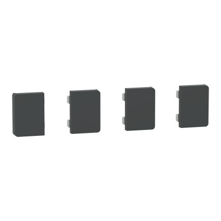 Schneider Electric Anthracite 4 Gang Cover [MTN6194-6034]; 287-6001