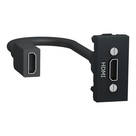 Schneider Electric Anthracite, 1 Gang, New Unica [NU343054]; 287-6028