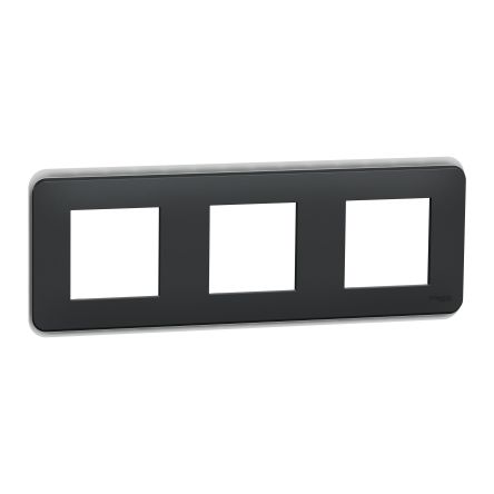 Schneider Electric Anthracite, 3 Gang, New Unica [NU400654]; 287-6035