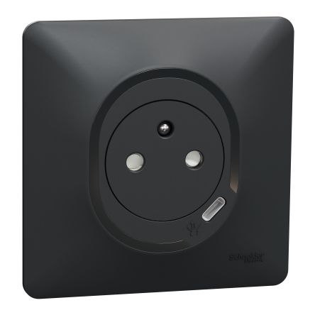 Schneider Electric Anthracite, 1 Gang, Ovalis C Series [S340089]; 287-6114