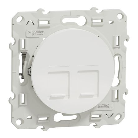 Schneider Electric White, 1 Gang, Odace [S520486]; 287-6145