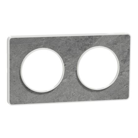 Schneider Electric Grey, 2 Gang, Odace [S520804U]; 287-6167