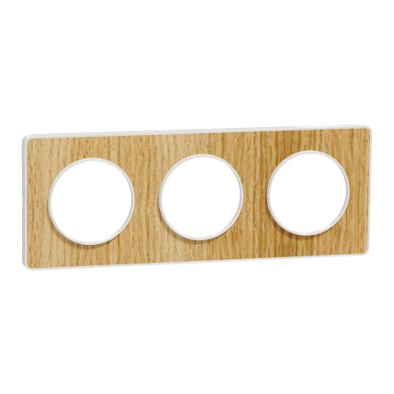 Schneider Electric Brown, 3 Gang, Odace [S520806N]; 287-6171