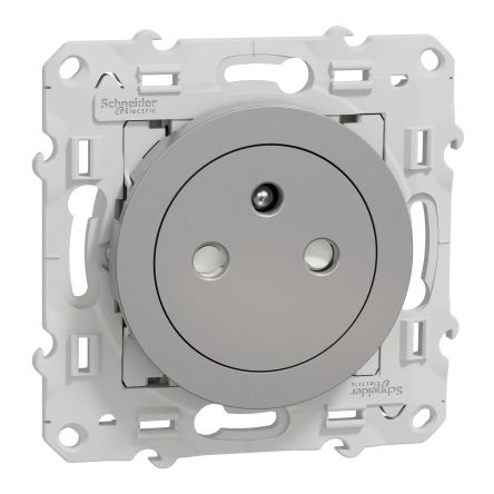 Schneider Electric Grey, 1 Gang, Odace [S530052]; 287-6182