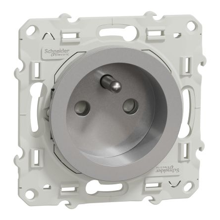 Schneider Electric Grey, 1 Gang, Odace [S530059]; 287-6183