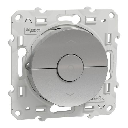 Schneider Electric Grey Rocker Switch, 3 Gang, Odace [S530208]; 287-6186