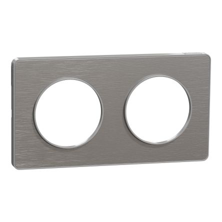 Schneider Electric Grey, 2 Gang, Odace [S530804J]; 287-6201