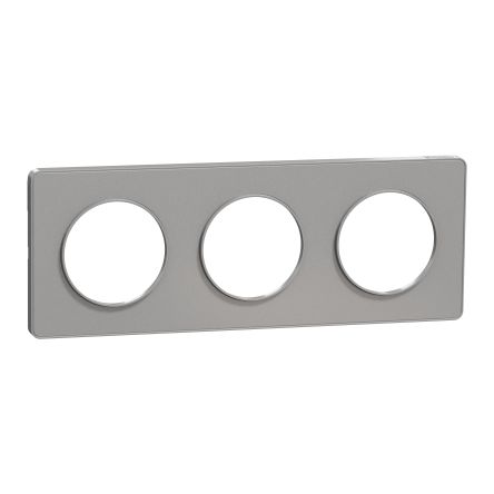 Schneider Electric Grey, 3 Gang, Odace [S530806]; 287-6204