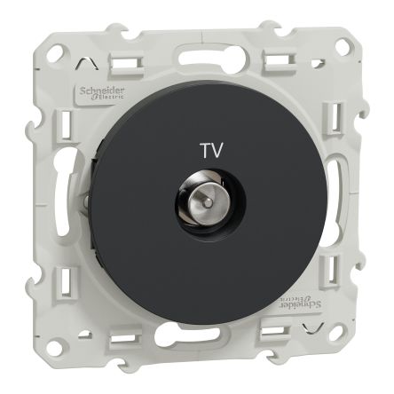 Schneider Electric Anthracite, 1 Gang, Odace [S540445]; 287-6212