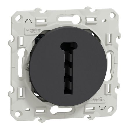 Schneider Electric Anthracite, 1 Gang, Odace [S540496]; 287-6222
