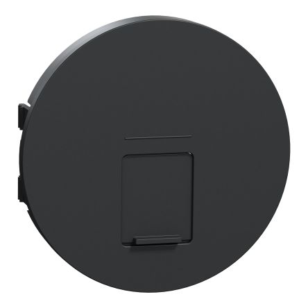 Schneider Electric Black, 1 Gang, Odace [S540671]; 287-6231