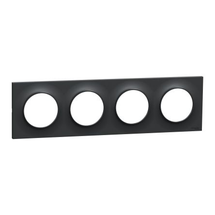 Schneider Electric Anthracite, 4 Gang, Odace [S540708]; 287-6232
