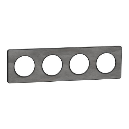 Schneider Electric Grey, 4 Gang, Odace [S540808V]; 287-6235
