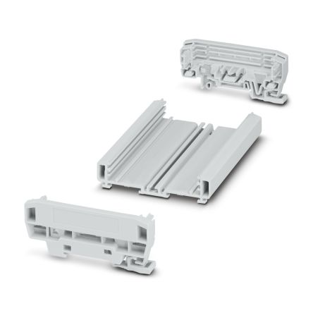 Phoenix Contact Profile Housing Enclosure Type UM-BASIC Series , 123.8 x 92.3 x 39.45mm, PVC DIN Rail Enclosure [1300347]; 287-7645