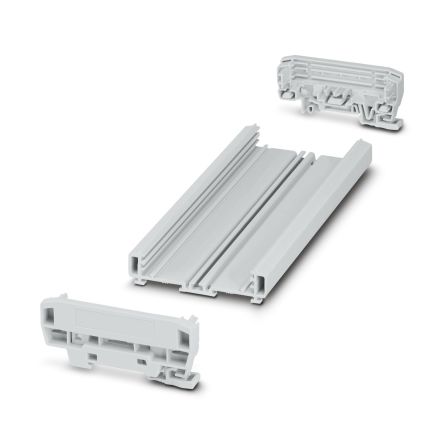 Phoenix Contact Profile Housing Enclosure Type UM-BASIC Series , 203.8 x 92.3 x 39.45mm, PVC DIN Rail Enclosure [1300350]; 287-7648